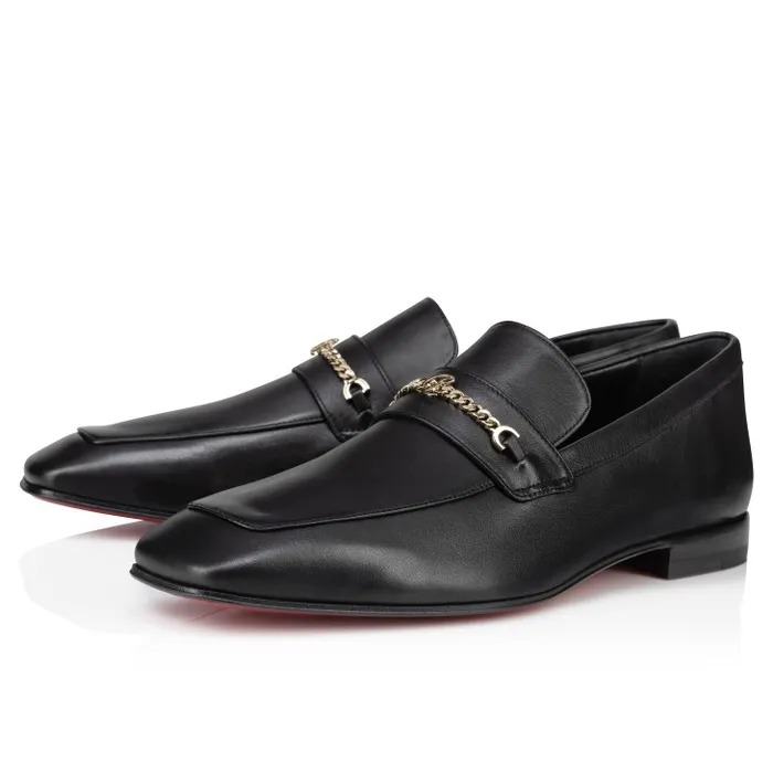 Men MJ Moc Loafers 8211 Calf Leather 8211 Black Christian Louboutin Loafers and Moccasins Men MJ Moc Loafers 8211 Calf Leather 8211 Black Christian Louboutin Loafers and Moccasins