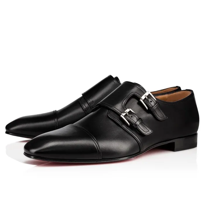 Men Mortimer Buckle Shoes 8211 Calf Leather 8211 Black Christian Louboutin Buckles and Laceups Men Mortimer Buckle Shoes 8211 Calf Leather 8211 Black Christian Louboutin Buckles and Laceups