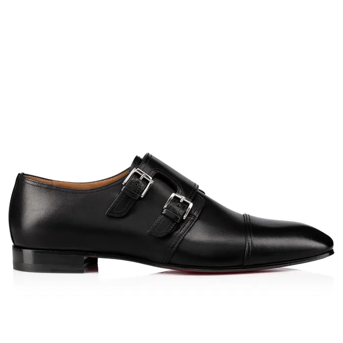 Men Mortimer Buckle Shoes 8211 Calf Leather 8211 Black Christian Louboutin Buckles and Laceups