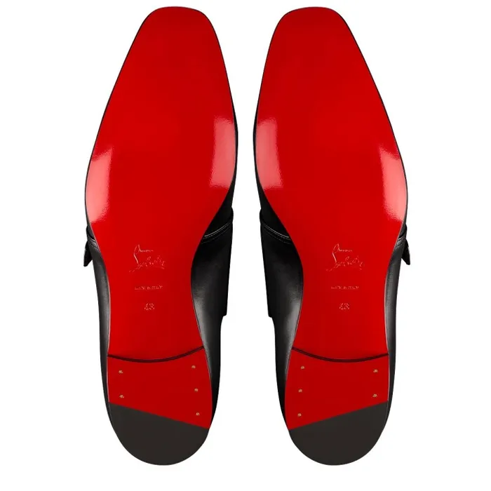 Men Mortimer Buckle Shoes 8211 Calf Leather 8211 Black Christian Louboutin Buckles and Laceups