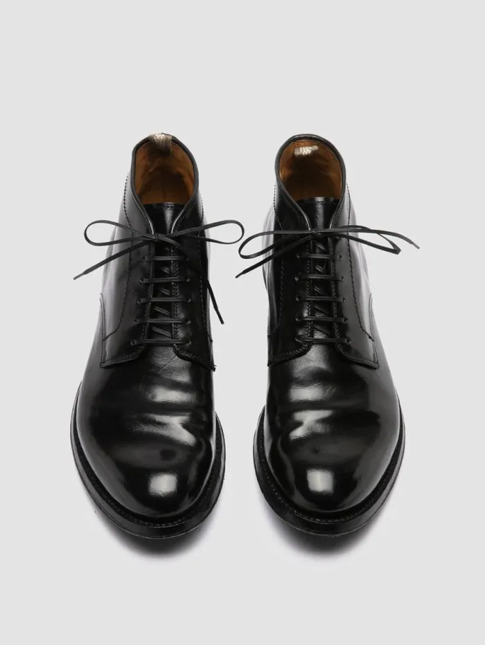 Men Officine Creative Footwear ANATOMIA 88 Black Leather Chukka Boots Men Officine Creative Footwear ANATOMIA 88 Black Leather Chukka Boots