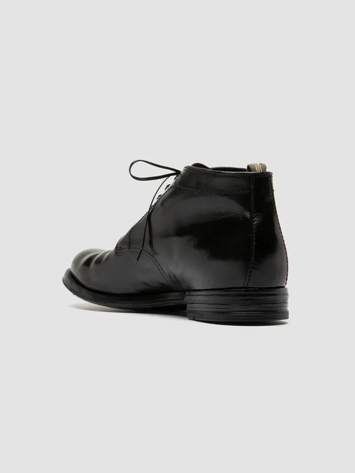 Men Officine Creative Footwear ANATOMIA 88 Black Leather Chukka Boots Men Officine Creative Footwear ANATOMIA 88 Black Leather Chukka Boots