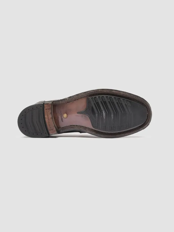 Men Officine Creative Footwear BALANCE 011 Burgundy Leather Penny Loafers