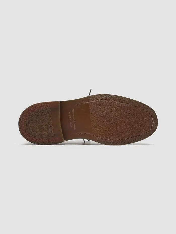 Men Officine Creative Footwear HOPKINS FLEXI 201 Taupe Suede Derby Shoes