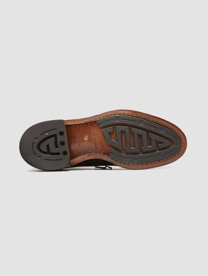 Men Officine Creative Footwear TEMPLE 018 Brown Leather Derby Shoes Men Officine Creative Footwear TEMPLE 018 Brown Leather Derby Shoes