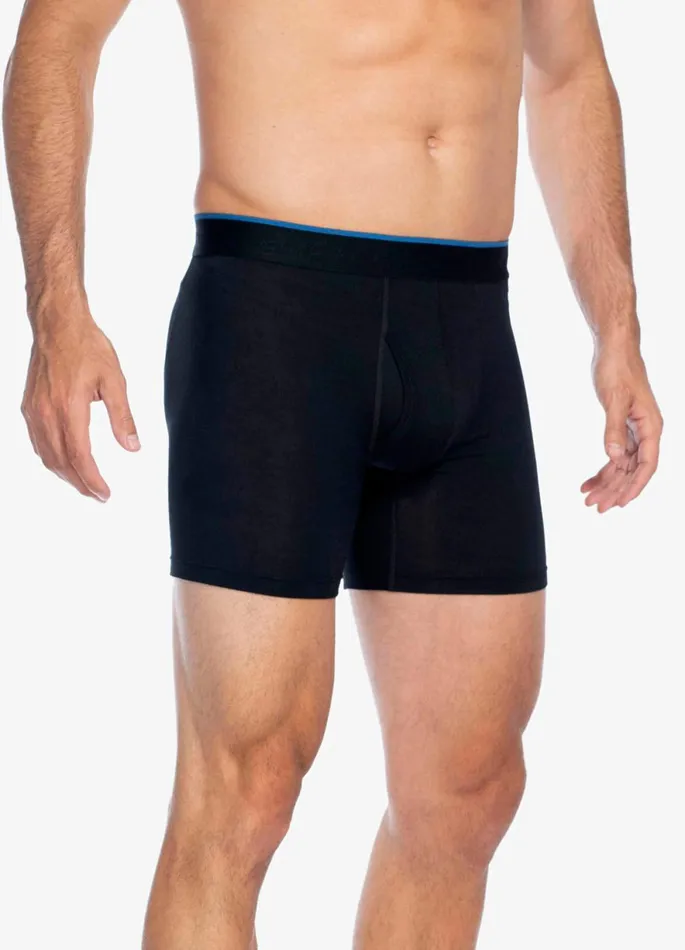 Men Pajamas and Underwear Robert Graham 3PK BLACK BOXER BRIEFS Black