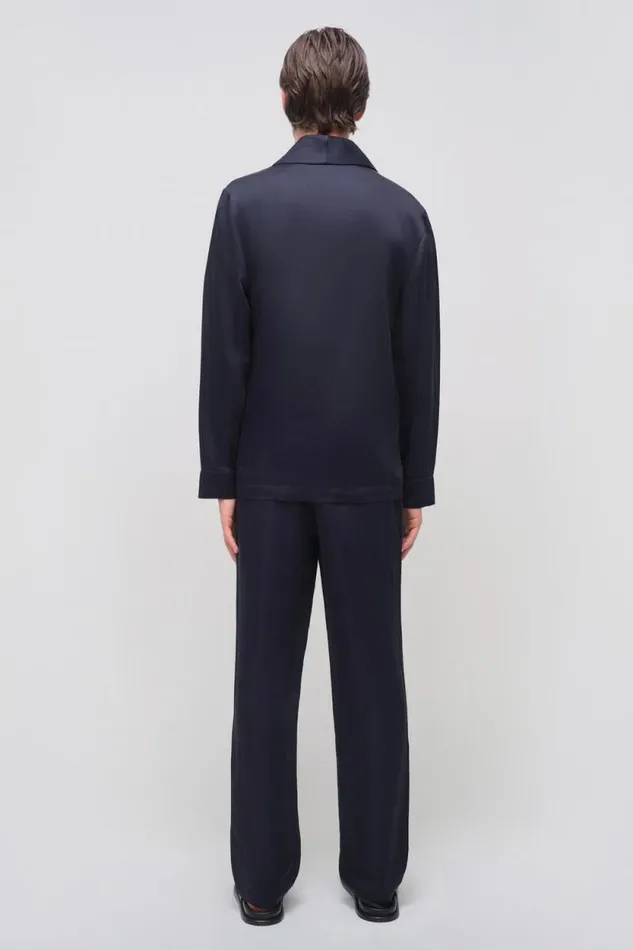 Men Pants and Bottoms Jonathan Simkhai Meyers Pants Black Relaxed Pants