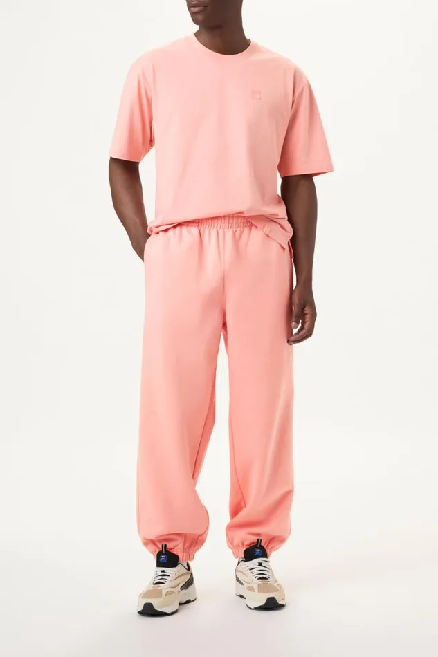 Men Pants and Shorts Fila Apex Relaxed Jogger 800 Coral Almond