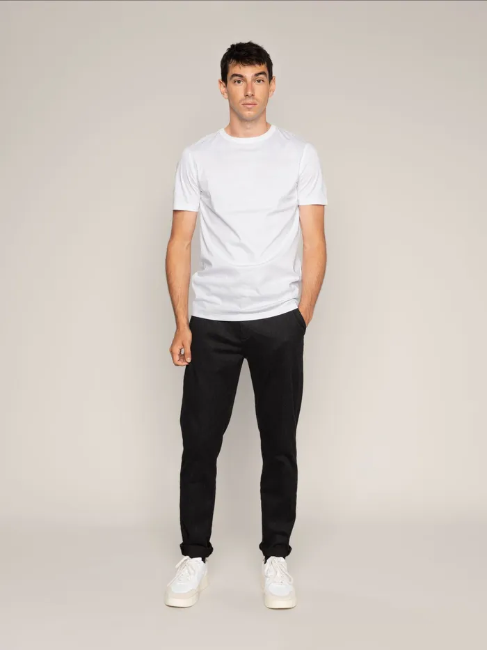 Men Pants MOS MOSH MMGHunt Soft Brush String Chino Pant Black