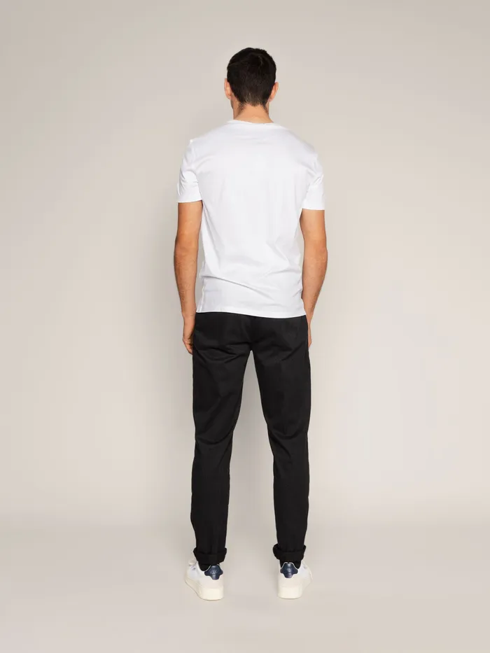 Men Pants MOS MOSH MMGHunt Soft Brush String Chino Pant Black Men Pants MOS MOSH MMGHunt Soft Brush String Chino Pant Black