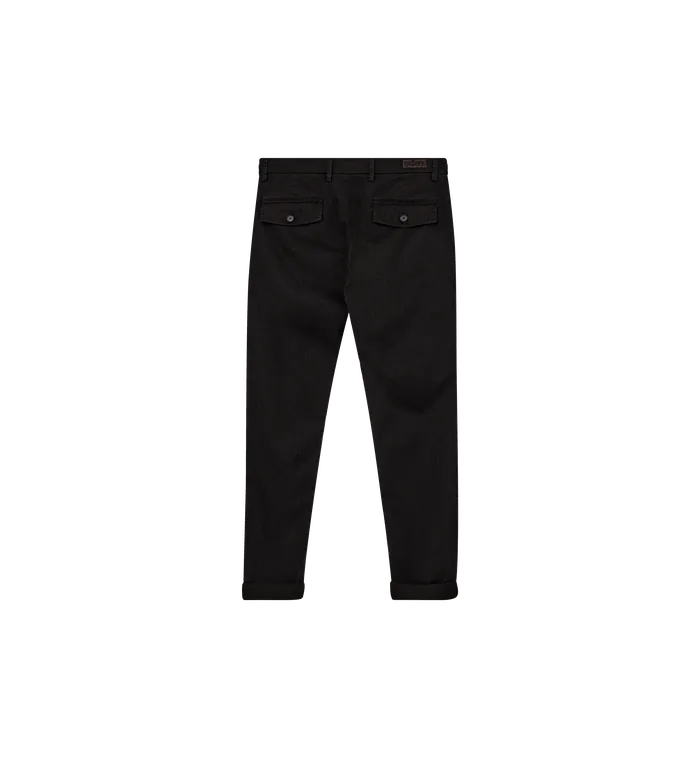 Men Pants MOS MOSH MMGHunt Soft Brush String Chino Pant Black Men Pants MOS MOSH MMGHunt Soft Brush String Chino Pant Black