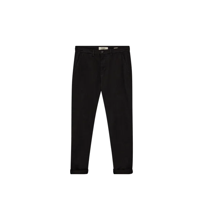 Men Pants MOS MOSH MMGHunt Soft Brush String Chino Pant Black Men Pants MOS MOSH MMGHunt Soft Brush String Chino Pant Black