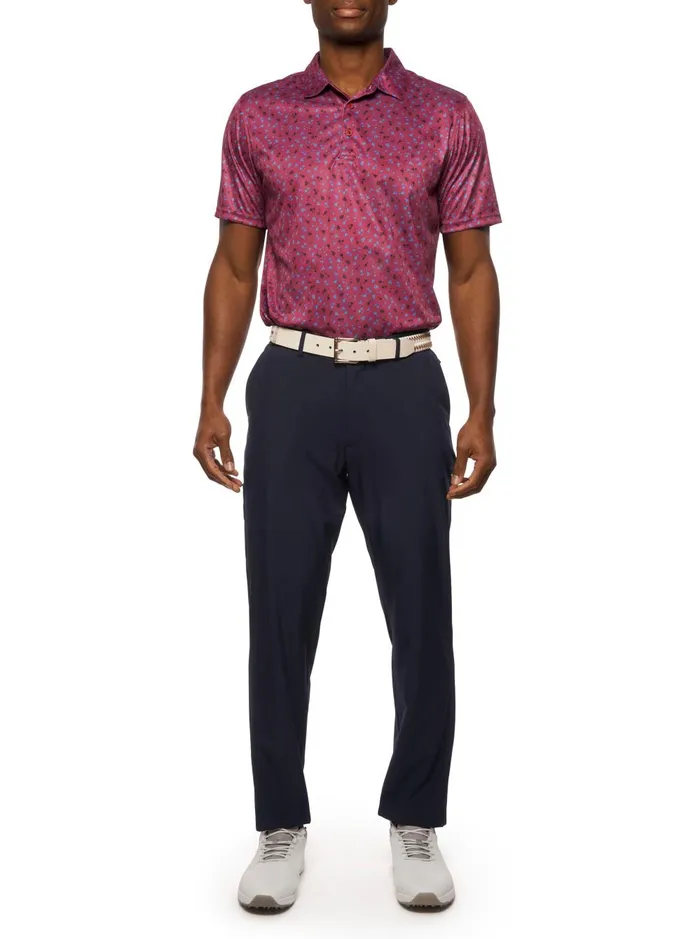 Men Polos and TShirts Robert Graham DRINK AND SAIL PERFORMANCE POLO Black