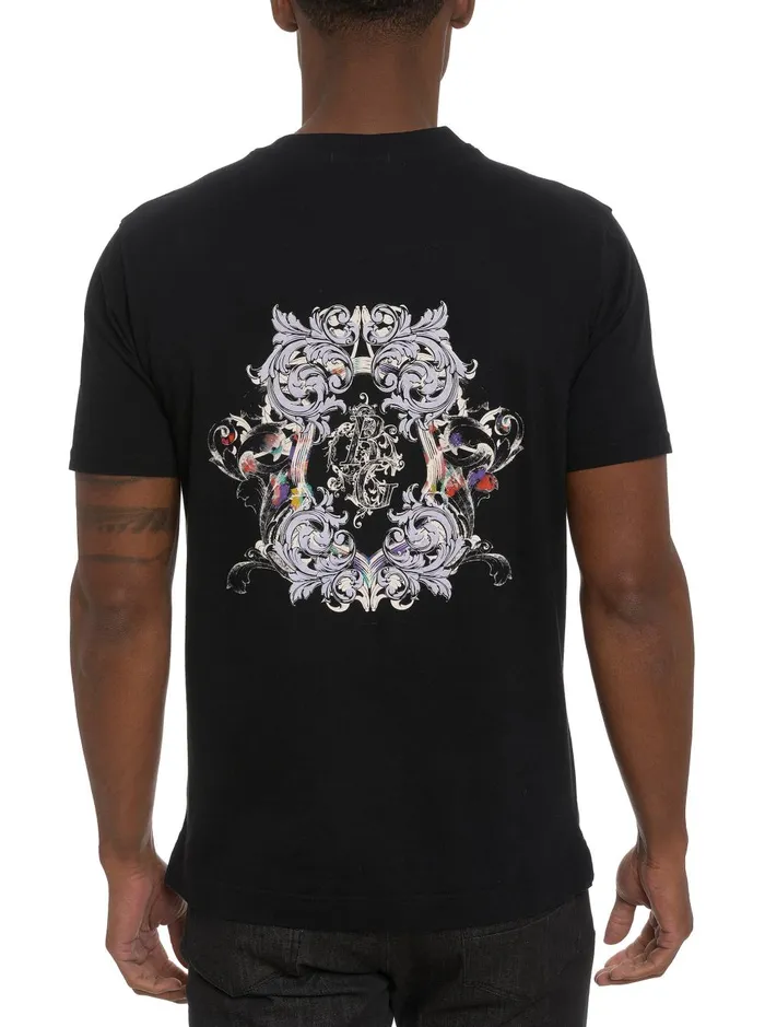 Men Polos and TShirts Robert Graham RG SPLASH GRAPHIC TSHIRT Black