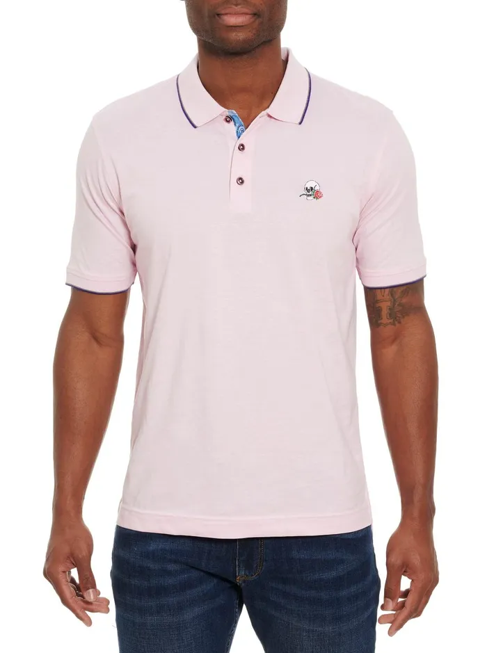 Men Polos and TShirts Robert Graham ROSSI POLO Coral