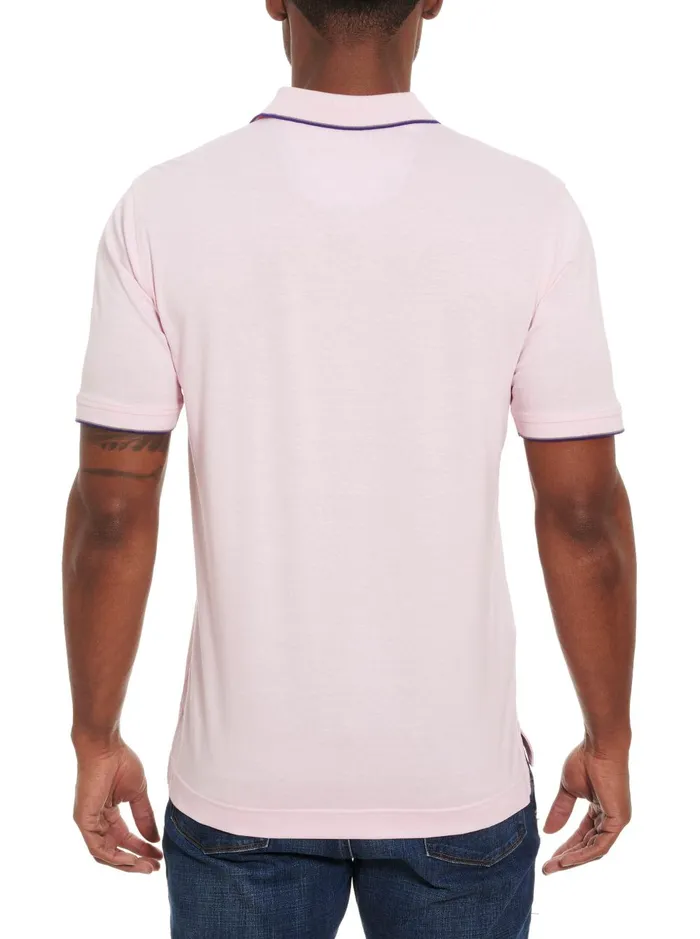 Men Polos and TShirts Robert Graham ROSSI POLO Coral