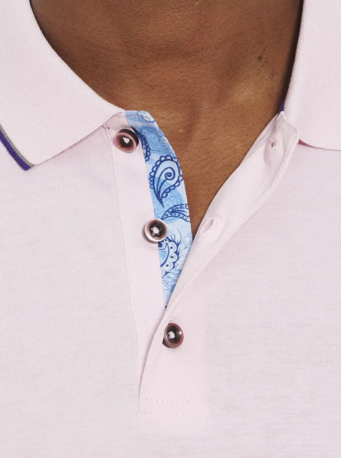 Men Polos and TShirts Robert Graham ROSSI POLO Coral