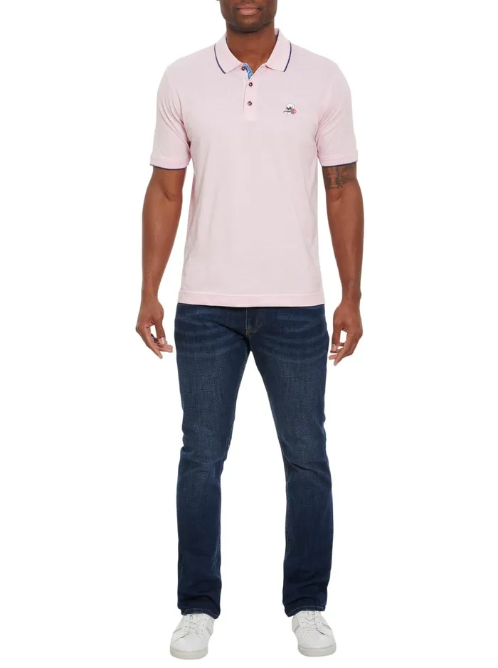 Men Polos and TShirts Robert Graham ROSSI POLO Coral