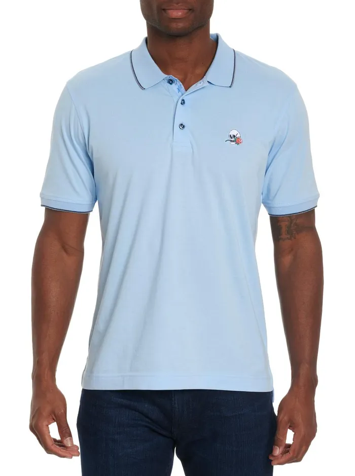 Men Polos and TShirts Robert Graham ROSSI POLO Coral