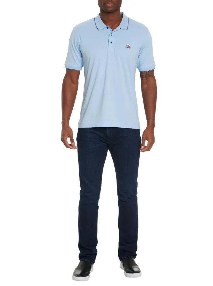 Men Polos and TShirts Robert Graham ROSSI POLO Coral