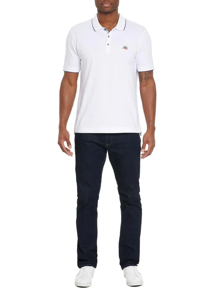 Men Polos and TShirts Robert Graham ROSSI POLO Coral