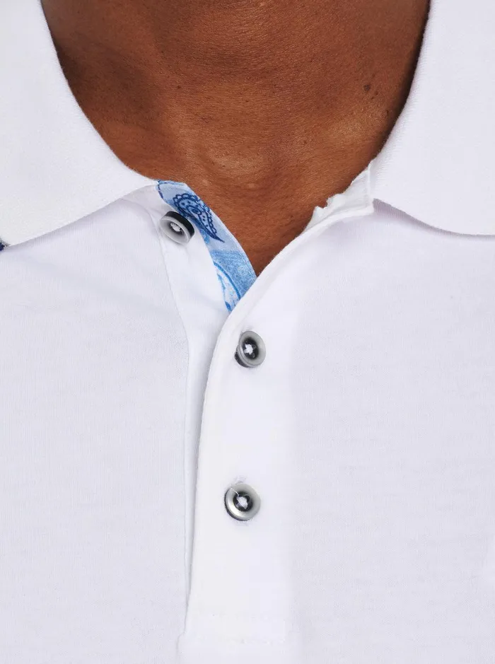 Men Polos and TShirts Robert Graham ROSSI POLO Coral