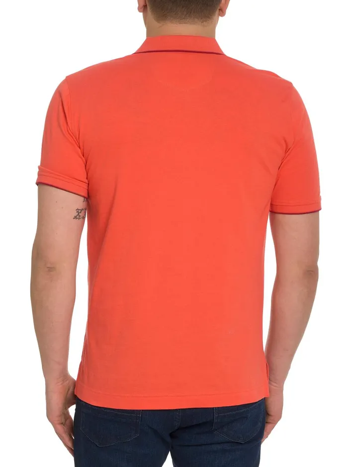 Men Polos and TShirts Robert Graham ROSSI POLO Coral
