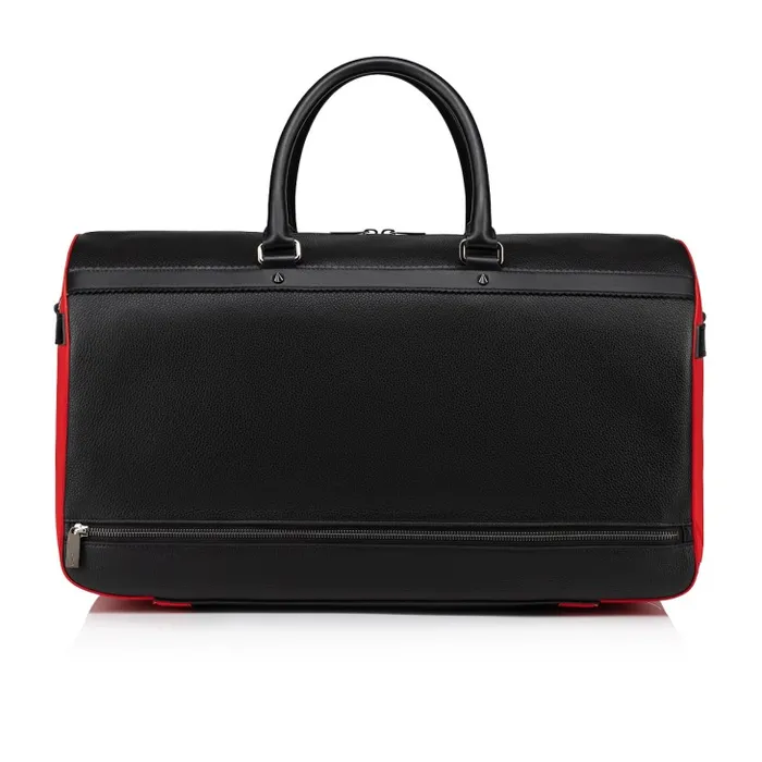 Men Ruisbuddy Duffle Bag 8211 Grained Calf Leather And Rubber 8211 Black Christian Louboutin Travel Bags
