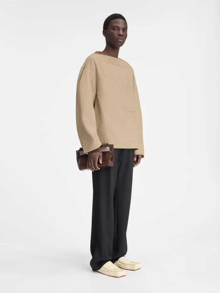Men Shirts JACQUEMUS The Ameno Top Beige Men Shirts JACQUEMUS The Ameno Top Beige