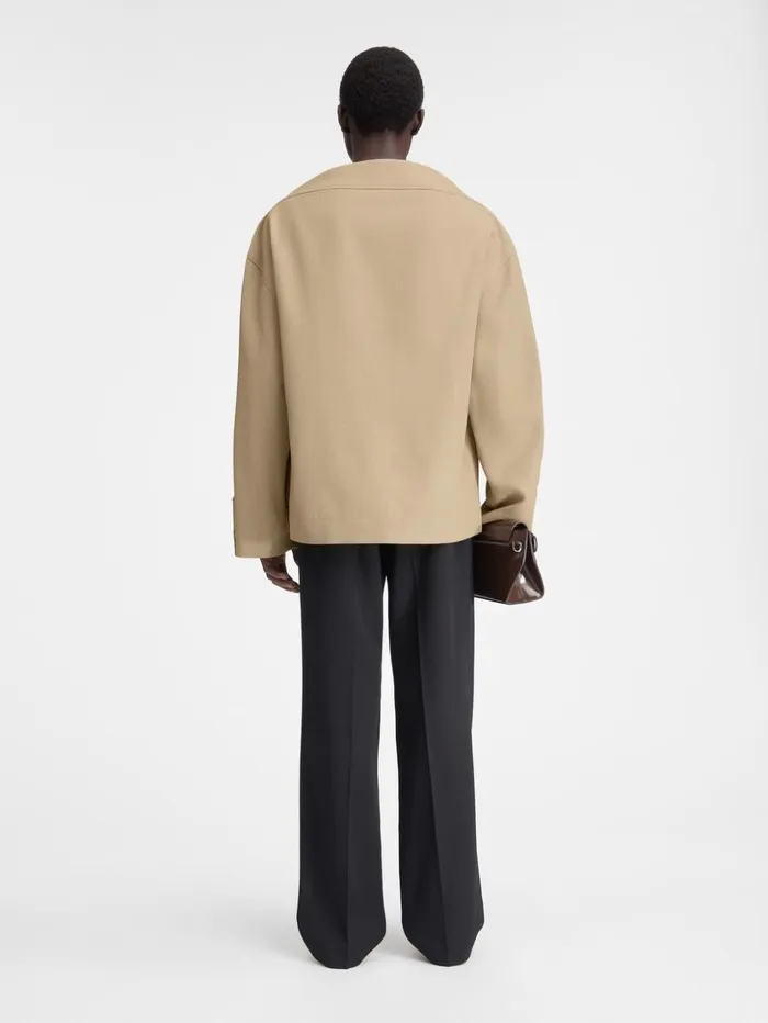 Men Shirts JACQUEMUS The Ameno Top Beige Men Shirts JACQUEMUS The Ameno Top Beige