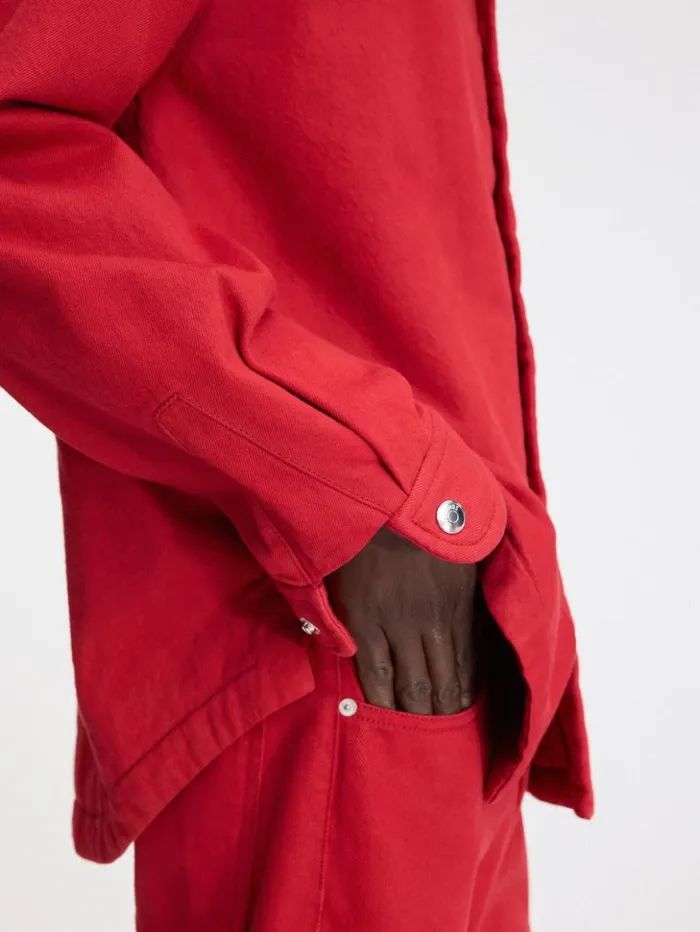 Men Shirts JACQUEMUS The Boulanger Shirt Red Men Shirts JACQUEMUS The Boulanger Shirt Red