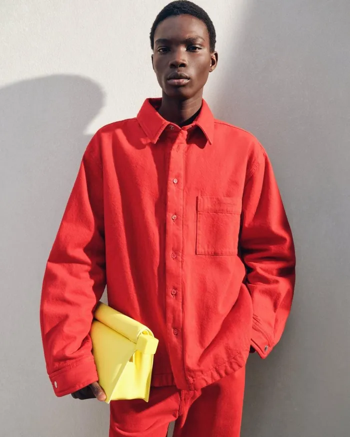 Men Shirts JACQUEMUS The Boulanger Shirt Red Men Shirts JACQUEMUS The Boulanger Shirt Red