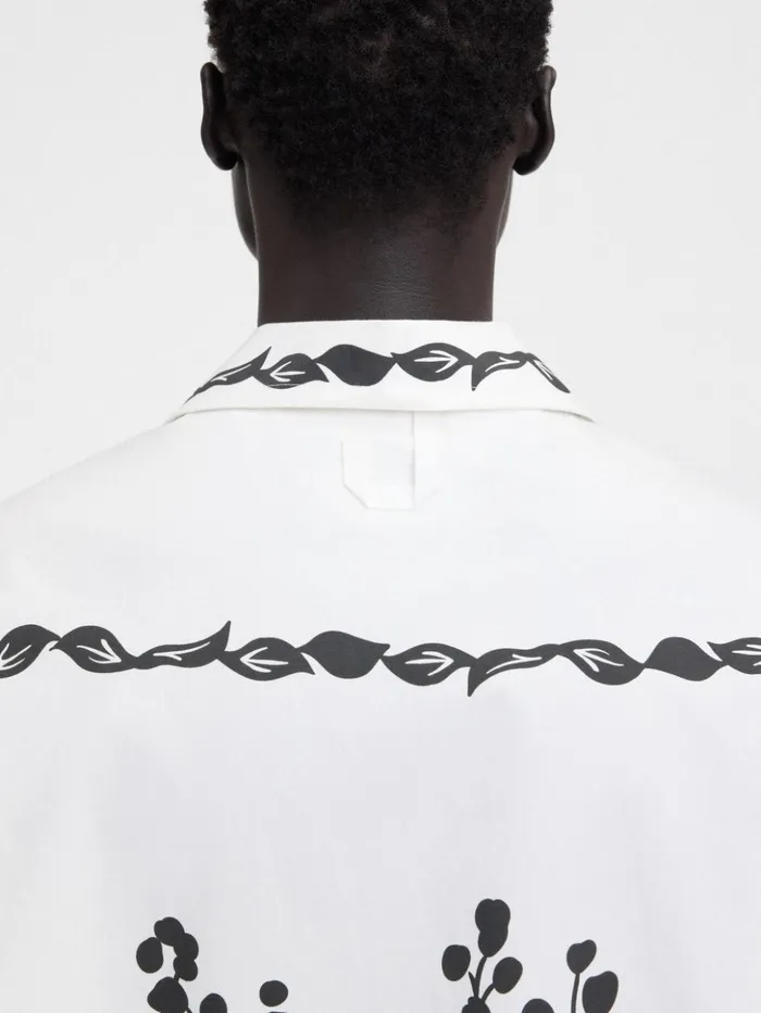 Men Shirts JACQUEMUS The Jean Shirt Print Mimosa Frise Black Men Shirts JACQUEMUS The Jean Shirt Print Mimosa Frise Black