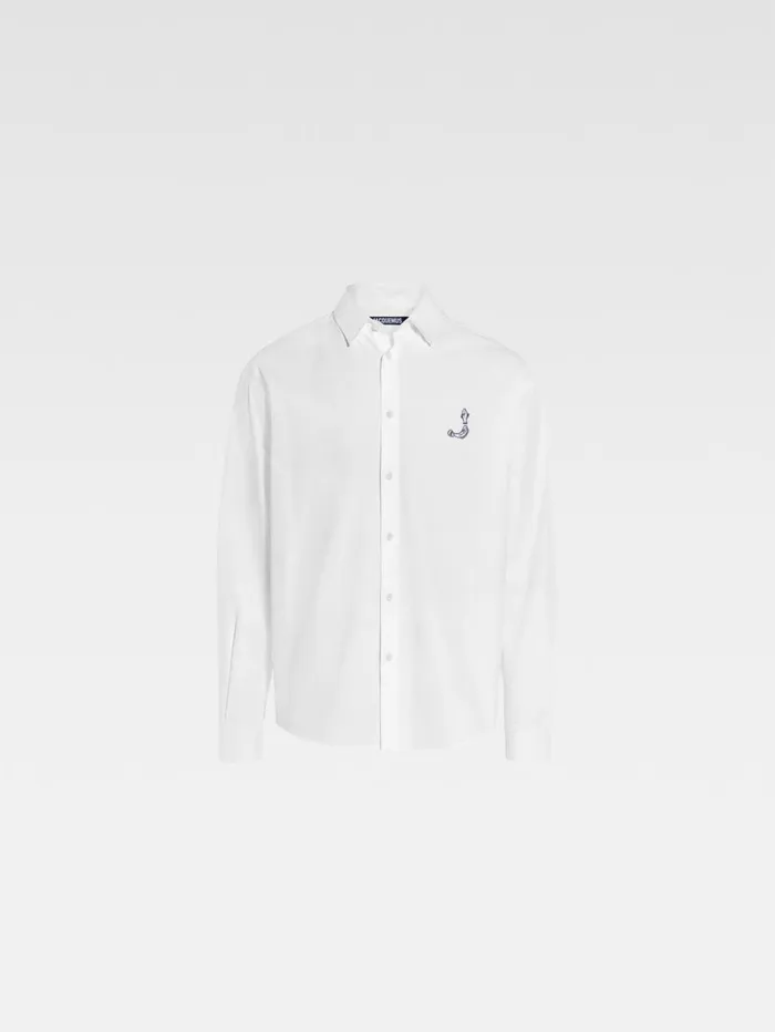 Men Shirts JACQUEMUS The Simon Shirt Print Logo Fish Men Shirts JACQUEMUS The Simon Shirt Print Logo Fish