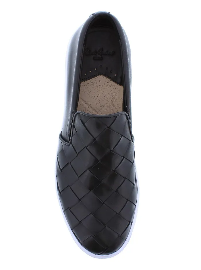 Men Shoes Robert Graham EROSION SLIP ON SNEAKER Cognac