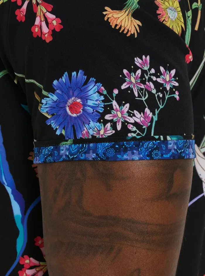 Men Short Sleeve Button Down Shirts Robert Graham BOTANIC HEAVEN PERFORMANCE SHORT SLEEVE BUTTON DOWN SHIRT Multi