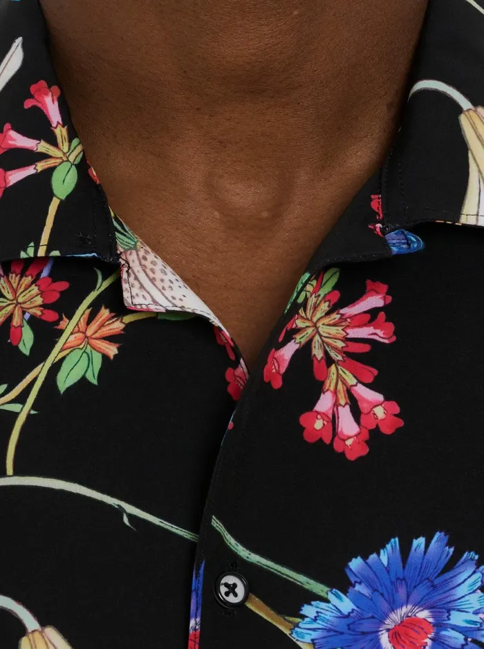 Men Short Sleeve Button Down Shirts Robert Graham BOTANIC HEAVEN PERFORMANCE SHORT SLEEVE BUTTON DOWN SHIRT Multi