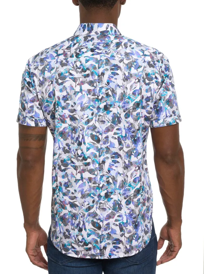 Men Short Sleeve Button Down Shirts Robert Graham KEATING SHORT SLEEVE BUTTON DOWN SHIRT Multi