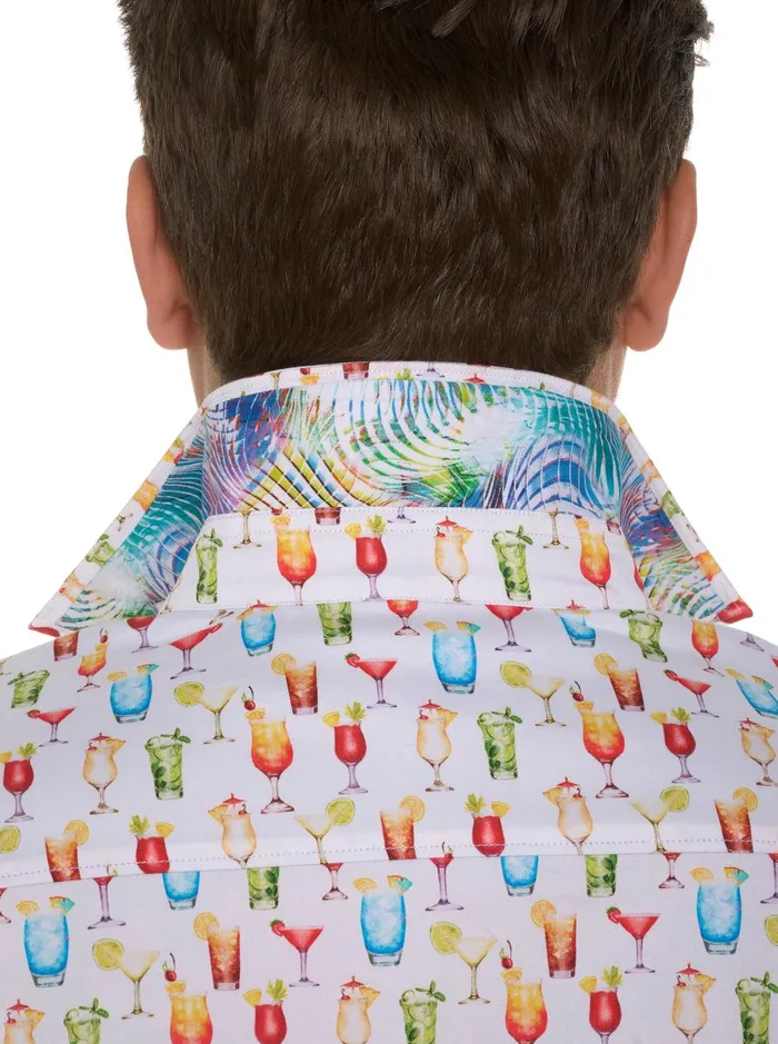 Men Short Sleeve Button Down Shirts Robert Graham MIXER SHORT SLEEVE BUTTON DOWN SHIRT Multi