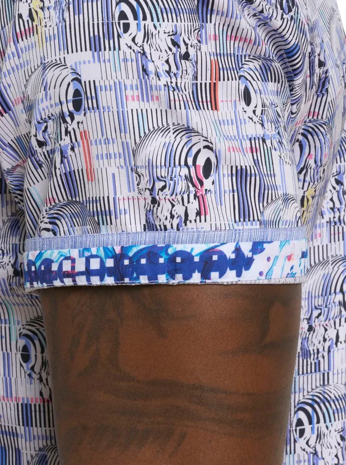 Men Short Sleeve Button Down Shirts Robert Graham NORMANDY SHORT SLEEVE BUTTON DOWN SHIRT Multi
