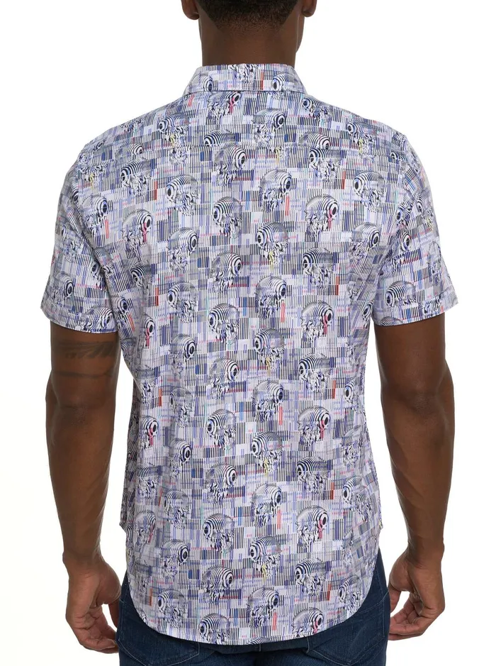 Men Short Sleeve Button Down Shirts Robert Graham NORMANDY SHORT SLEEVE BUTTON DOWN SHIRT Multi