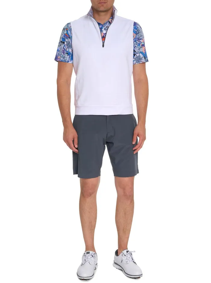 Men Short Sleeve Knits Robert Graham STILES PERFORMANCE VEST White
