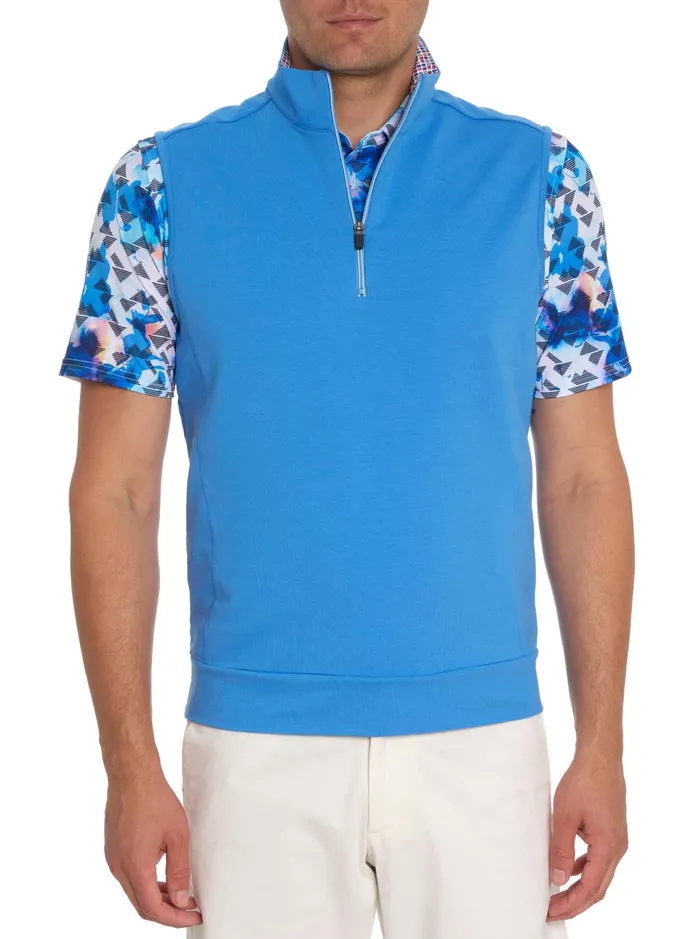 Men Short Sleeve Knits Robert Graham STILES PERFORMANCE VEST White