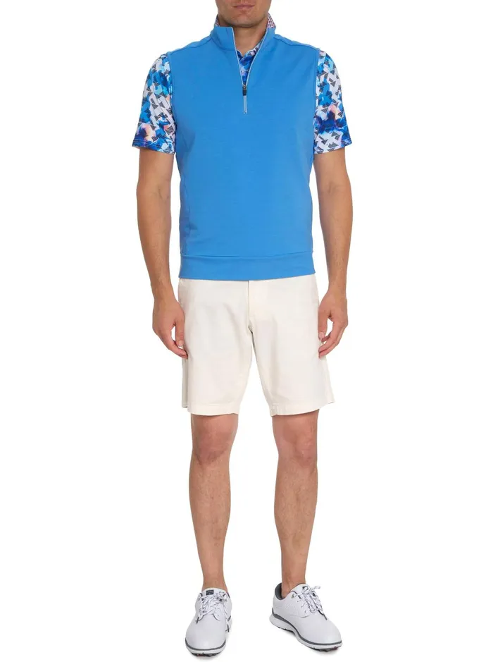 Men Short Sleeve Knits Robert Graham STILES PERFORMANCE VEST White
