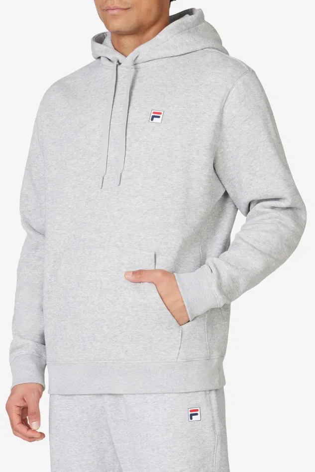 Men Sweatshirts and Hoodies Fila Classic Pullover Hoodie 050 Grey Heather