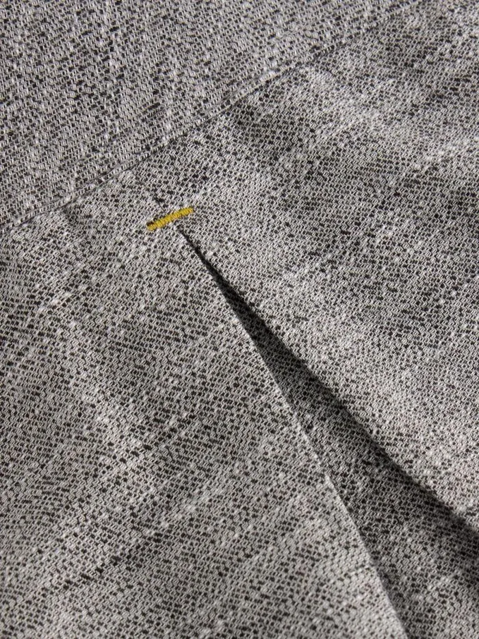 Men Textured Slub LS Shirt Light Grey White Stuff Shirts Men Textured Slub LS Shirt Light Grey White Stuff Shirts
