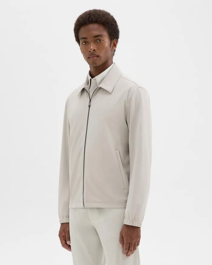Men Theory Blazers Jackets Brody Jacket In Precision Ponte Putty