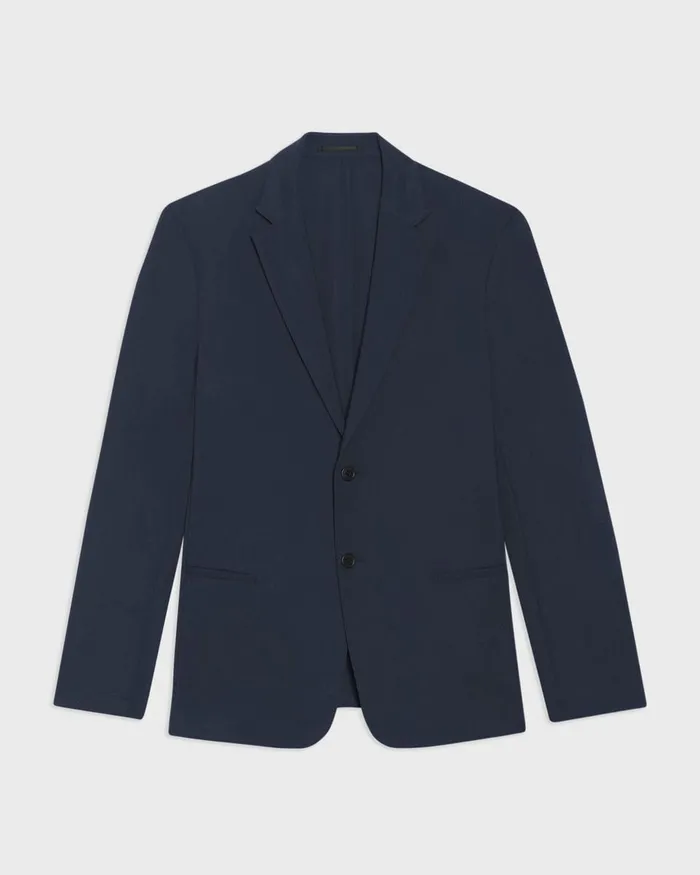 Men Theory Blazers Jackets Clinton Blazer In Precision Ponte Baltic