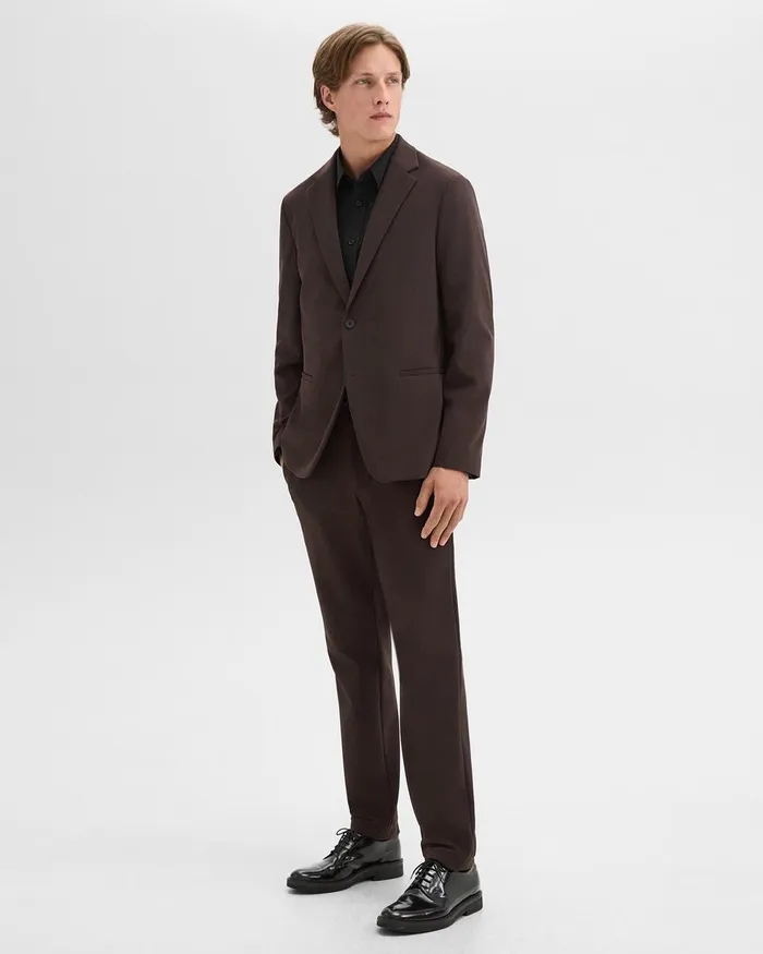 Men Theory Blazers Jackets Clinton Blazer In Precision Ponte Hickory