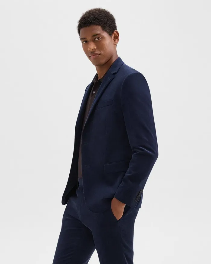 Men Theory Blazers Jackets Morton Blazer In Stretch Corduroy Baltic
